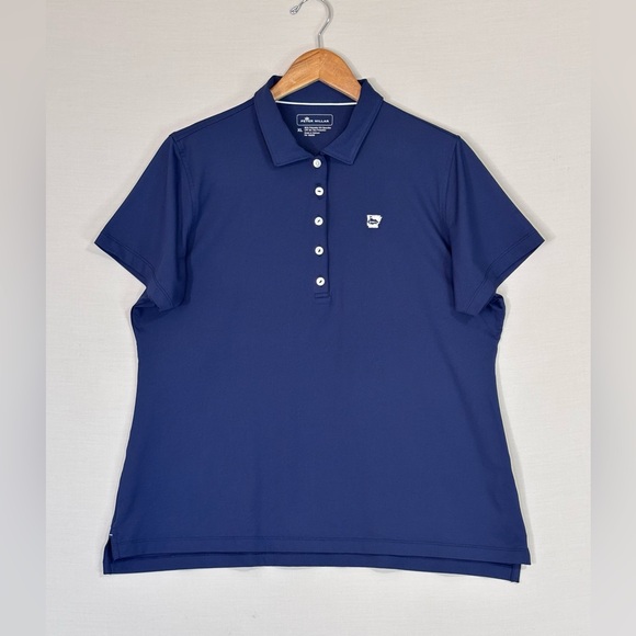 Peter Millar Other - Peter Millar Performance Polo Shirt XL UPF 50+ Golf Blue Stretch